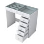 Hanah Home BJ107 - 2625 Mesa de Maquillaje Blanca